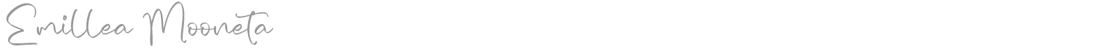 Emillea Mooneta font preview
